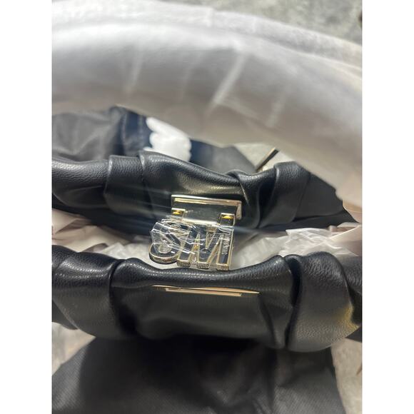 New Steve Madden Bspiral Crossbody Bag Black Measurements in Photos - Picture 8 of 10